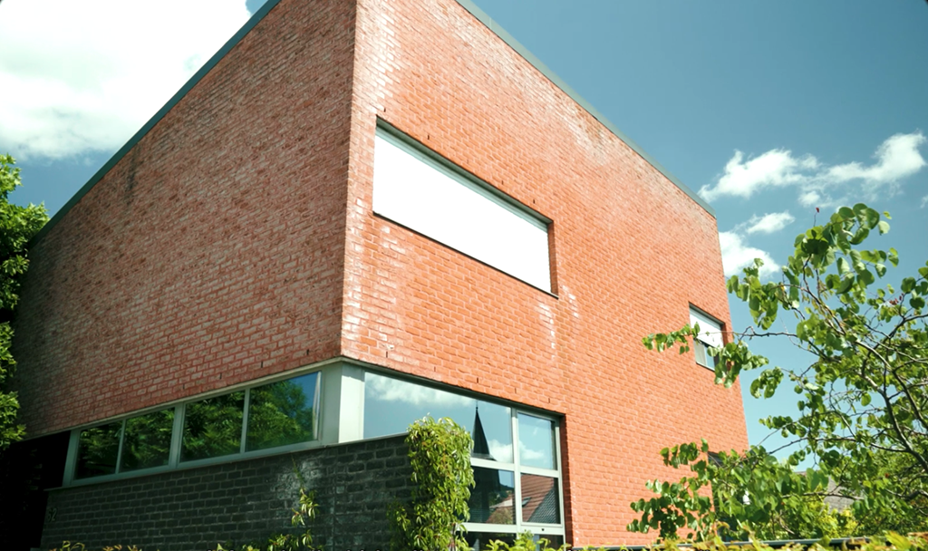 Uitbloeiingen op gevel